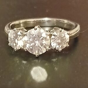 Moissanite ring